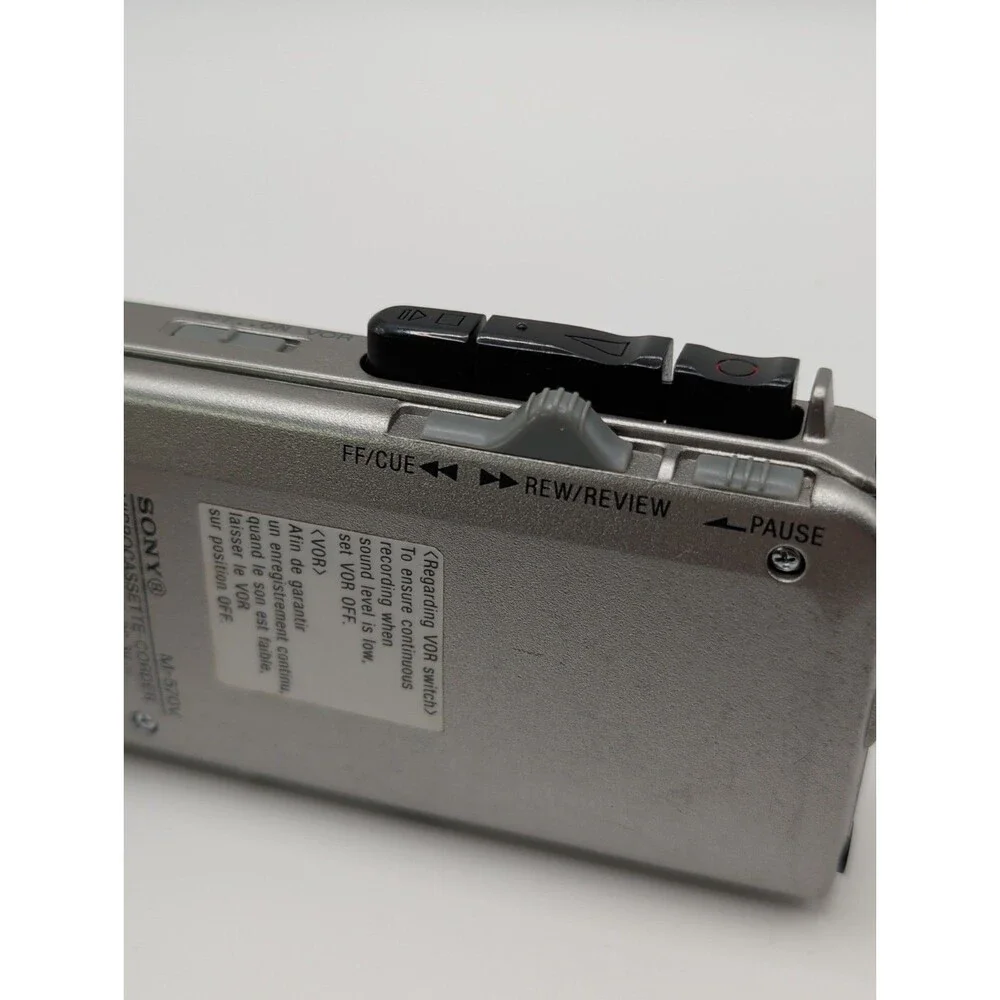 Sony M-570V Handheld Cassette Voice Recorder